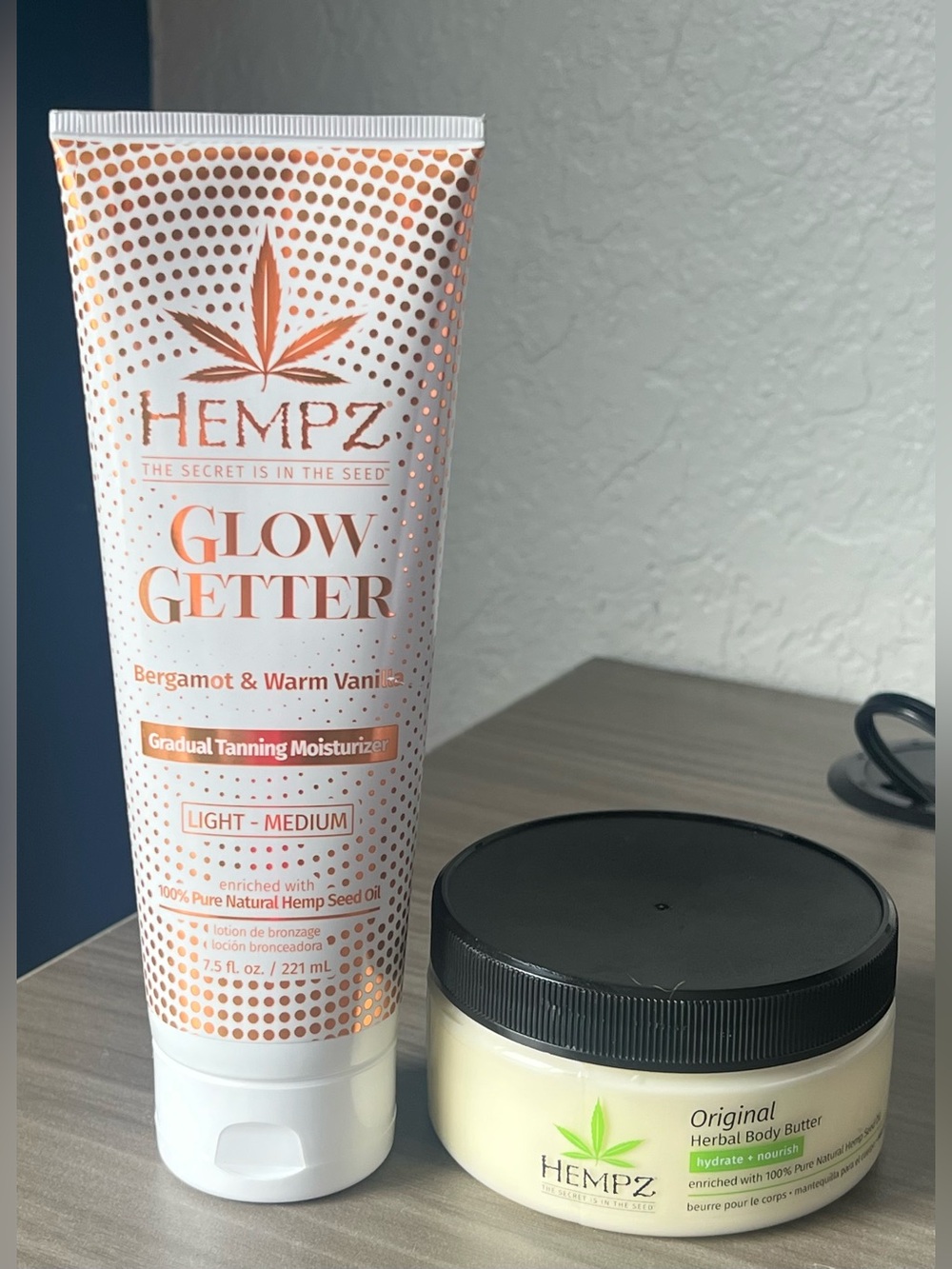 ✨New✨ Bundle of Hempz Glow Getter Self Tanner and Hempz Original Body Butter